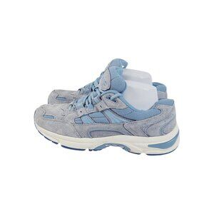 Vionic Women's Blue Gray Classic Walker Suede Lace Up Athletic Sneaker Size 8
